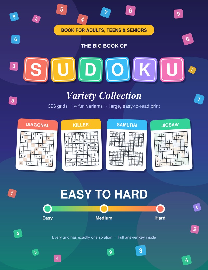 Cover of The Big Book of Sudoku: Variety Collection